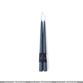 Набор свечей Luz your senses Рустик 30 см, 2 шт, базальтовый, Бельгия