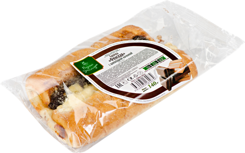 

Булочка Родные просторы Финская с шоколадной начинкой 140 г