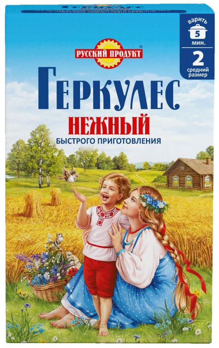 

Хлопья овсяные Русский продукт Геркулес нежный 450 г