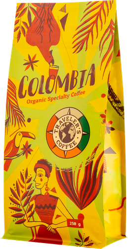 

Кофе зерновой Traveler's Coffee Колумбия жареный