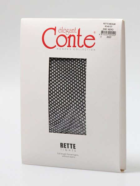 

Колготки женские CONTE Elegant rette medium nero 3, Арт. 8С-68СП
