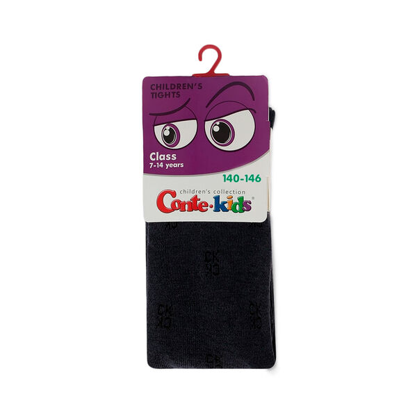 Колготки детские CONTE-KIDS CLASS  р140-146 (22)  657 серо-фиолетовый