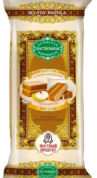 Пастила Белевская Пастильная Мануфактура постная 70г