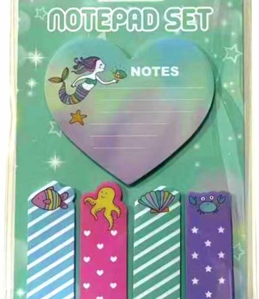 Набор стикеров-закладок с клеевым краем 1шт.