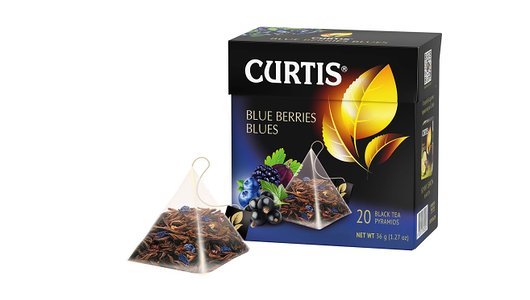 Чай чёрный Curtis Blue Berries Blues в пирамидках, 20 шт, 36 г