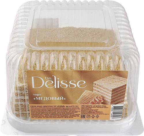 Торт DELISSE Медовый, 550г