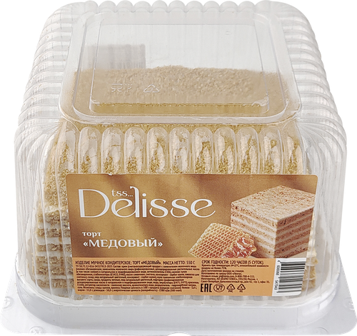 

Торт DELISSE Медовый 550 г