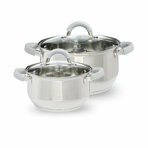 Набор кухонной посуды Attribute Steel Moderna 4 предмета