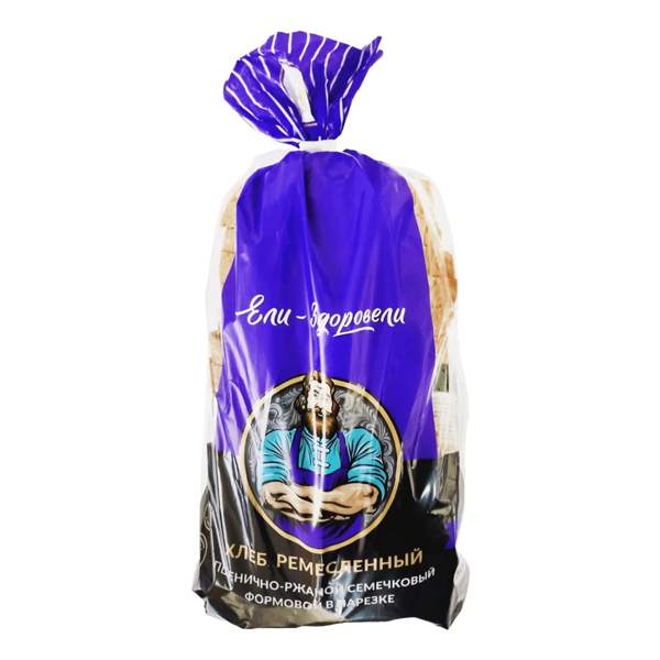 Хлеб ХЛЕБНАШ Ремесленный семечковый в нарезке