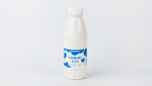 Кефир 3,2% в бутылке, 450 г