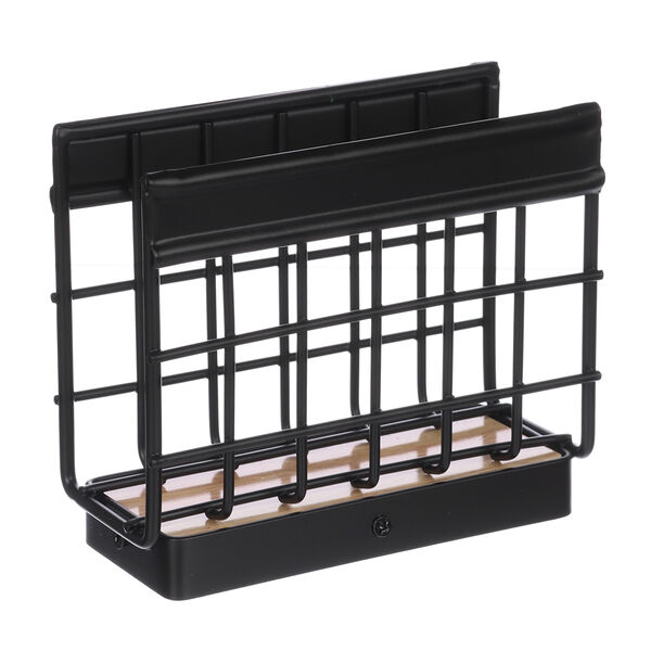 Vetta держатель для салфеток, 14x12,5x6 см, черный металл, дерево