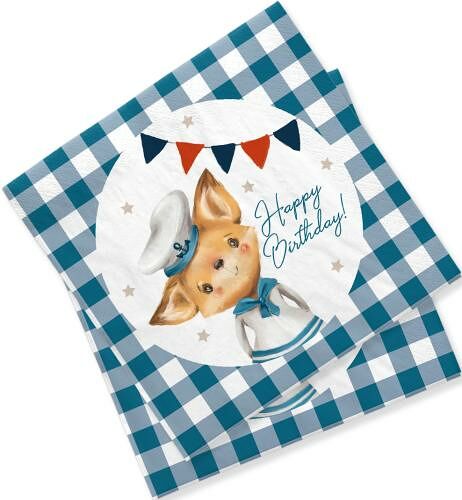 Салфетки бумажные Пакетико Boys 33x33 см