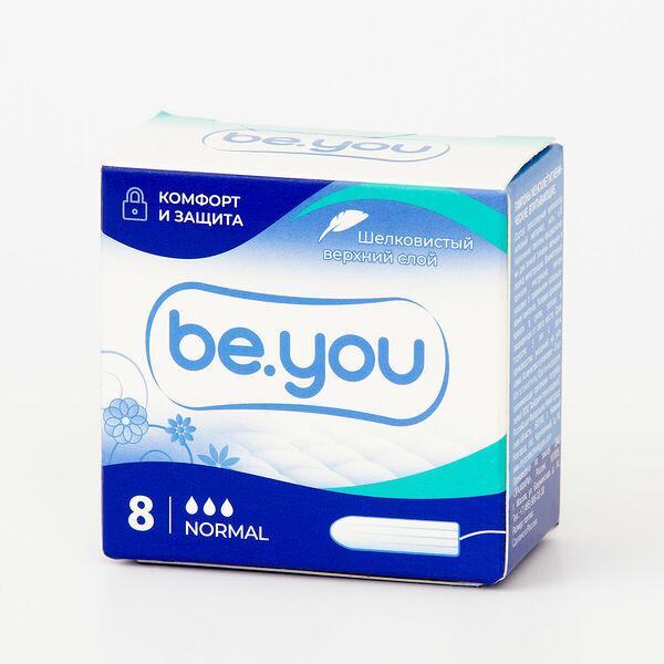 Be.you Тампоны размер normal 8 шт