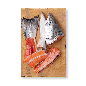 Суповой набор из лосося атлантического (сёмги) Азбука вкуса охлажденный