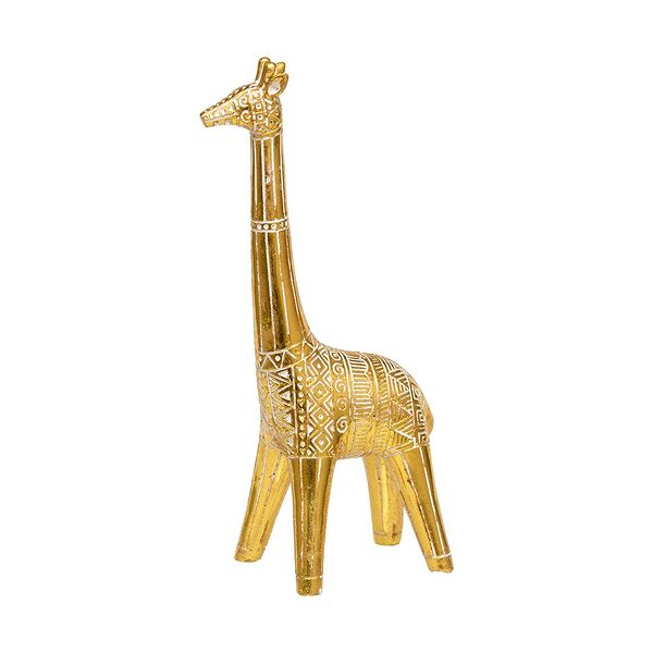 Статуэтка Жираф, 16х9.5х31 см, золотой