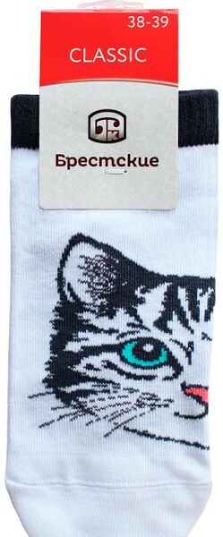 Носки женские Брестские Classic белый Размер 37-38