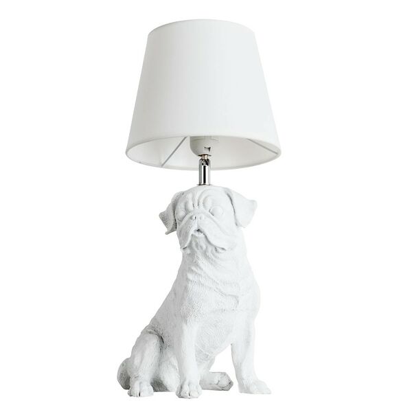 Лампа интерьерная Arte Lamp Bobby, E27, 40 Вт, полимерный материал, белый, 20x25x50 см