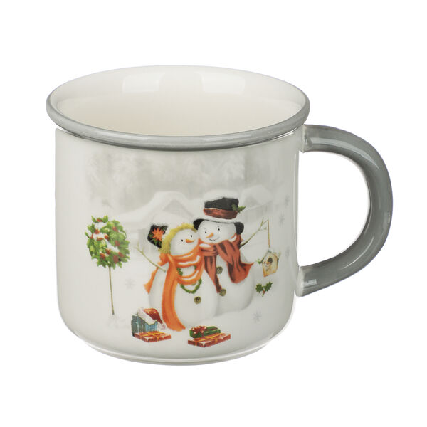 Кружка Millimi веселые снеговики кружка 390 мл
