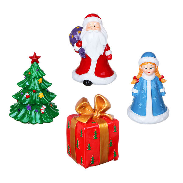 Сноу бум копилка, полистоун, h12см, 4 дизайна