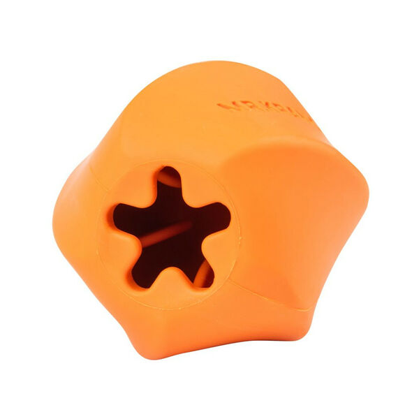 Игрушка для собак Mr.Kranch Твистер с ароматом курицы, оранжевая 11х11 см