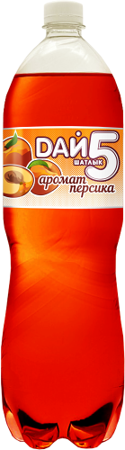 Напиток газированный Дай 5 Персик 1.5 л