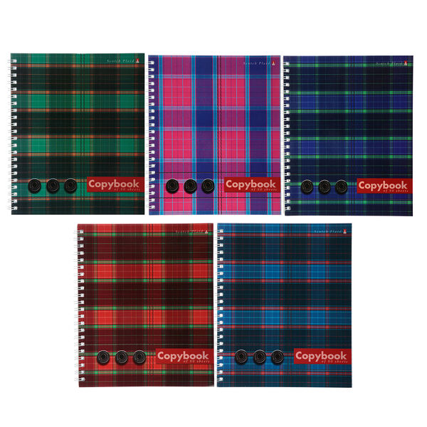 Тетрадь 80л.на спирали в клетку, 