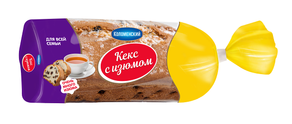 Кекс КОЛОМЕНСКОЕ с изюмом, 400г