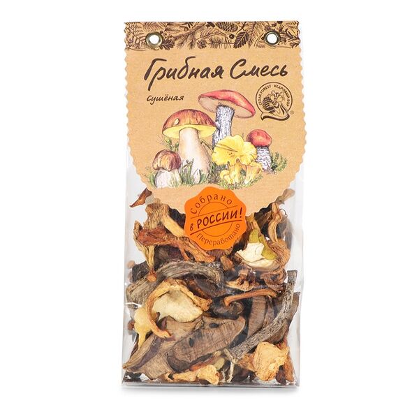 Грибная смесь сушёная Кедровый бор