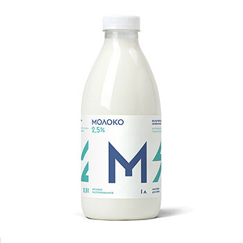 Молоко пастеризованное цельное 2.5%, «Братья Чебурашкины» 1 л