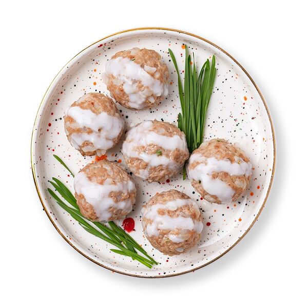 Ежики из индейки в сливочном соусе Азбука Life kids 150 г Азбука Life Россия