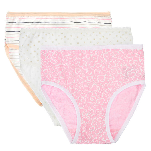 Galante трусы детские для девочек, р.28-38 (3 -12 лет), 100% хлопок, набивка, 14004-1 3 цвета в ассортименте