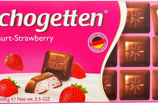 Шоколад молочный Schogetten Клубничный йогурт