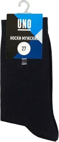 Носки мужские Uno sm5, цвет темно-синий, размер 27