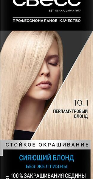 Крем-краска для волос Сьесс 10-1 Перламутровый блонд 115мл