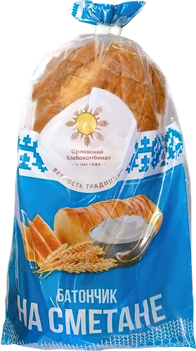 

Батончик Орловский хлебокомбинат на сметане нарезка 300 г
