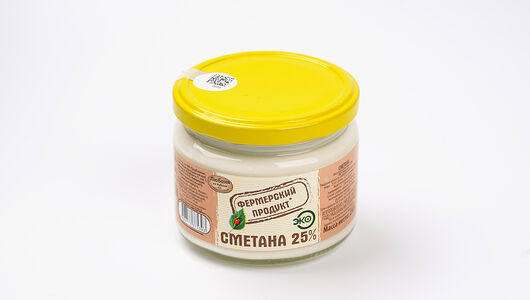 Сметана Фермерский продукт 25%, 250г