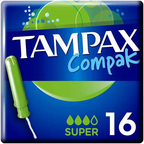 Tampax тампоны compak super с аппликатором 16 шт