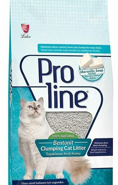 Наполнитель для кошачьего туалета Proline бентонитовый с ароматом марсельского мыла 10 л
