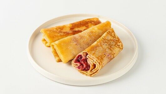 Блины с вишней