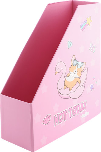 

Лоток для бумаг Лента Kids Corgi, вертикальный, 30х26х9 см