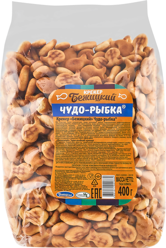 

Крекер БЕЖИЦКИЙ ПИЩЕКОМБИНАТ Чудо-рыбка, 400г