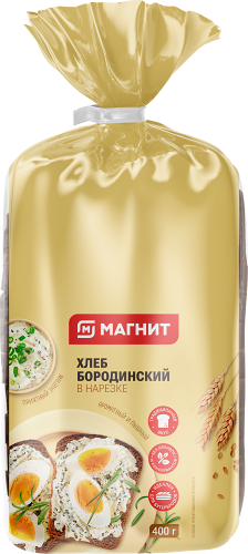 Хлеб Магнит Бородинский нарезанный 400 г