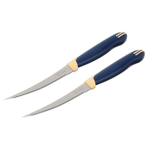 Tramontina multicolor нож для томатов 10см, блистер, цена за 2шт., 23512/214