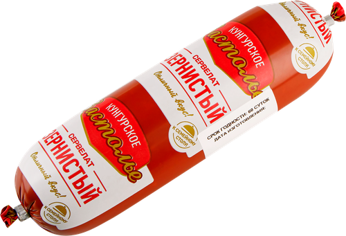 

Колбаса варёно-копчёная Кунгурский мясокомобинат Сервелат Зернистый 400 г