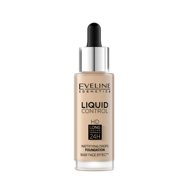 Тональная основа Eveline Cosmetics Liquid control 015 Light vanilla 32 мл