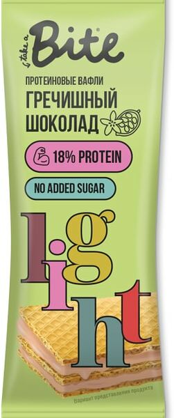 Вафли Take a Bite Гречишный шоколад 35г