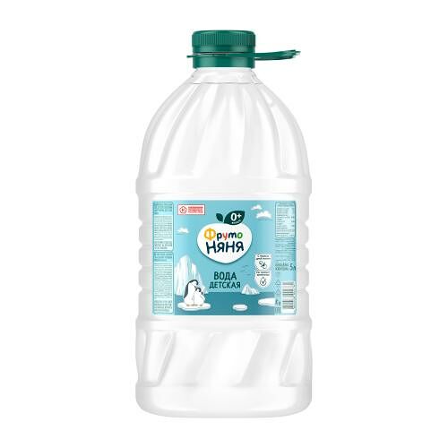 Вода детская ФрутоНяня питьевая негазированная с 0 месяцев, 5л