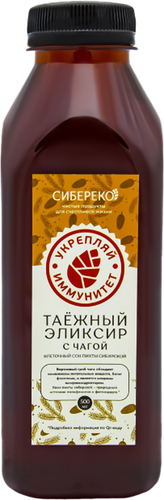 

Таёжный эликсир с чагой Сибереко 500 мл