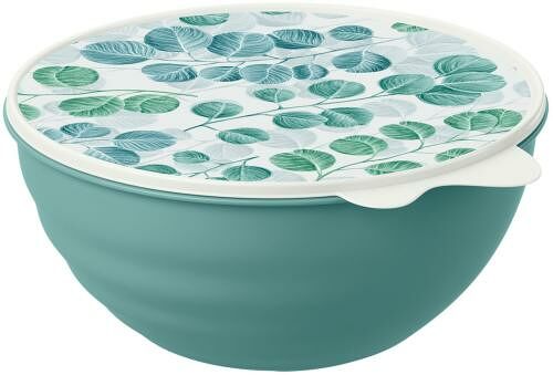 Миска Бытпласт пластиковая с декорированной крышкой 2.8 л