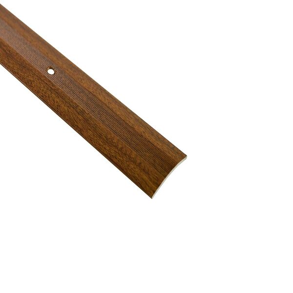 Порог алюминиевый декоративный, 0.9 м, 37 мм, дуб престиж №128